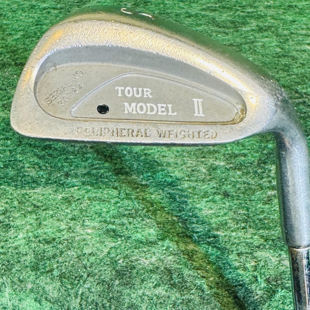 Vintage Tour Model II S Wedge Mens RH Steel Shaft Silver Golf Club USA